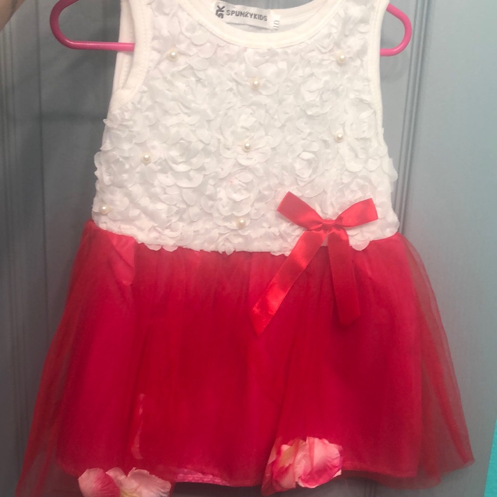 Flower petal dress